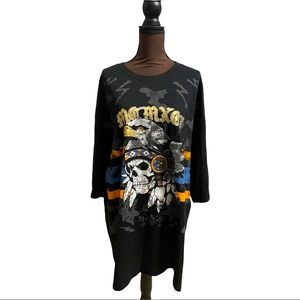 South Pole T-shirt 5X NWT Eagle skull print